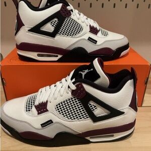 Nike Jordan 4 Retro x Paris Saint-Germain Bordeaux 2020